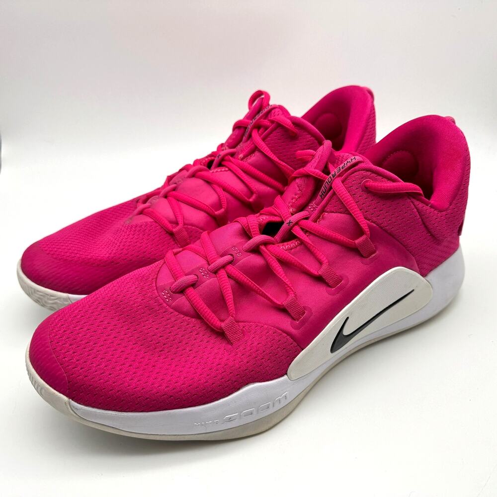 Nike Hyperdunk Basketball Shoes Men X Low TB Kay Yow Pink 13 Fight Breast Cancer